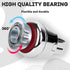 Stainless Steel Steering Wheel Knob, Sport Maneuvering Knob Steering Spinner Cowhide Leather Cover Premium Polish Finish Suicide Knob Universal Fi...