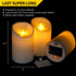 Novelty Place Flickering LED Candles, Lifelike Swinging Flame Battery Powered Realistic Flameless LED Candle - Warm White...