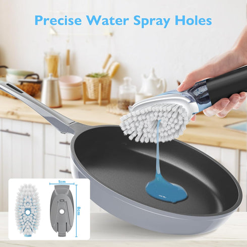 CEEDEE Brush Refills for OXO Dish Brush 7 Pack Dish Brush Cleaning Soap Dispensing Head Replacement for Scrubber...