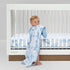 Delta Children 100% Organic Jersey Cotton Baby Receiving Blankets for Girls and Boys – 30x40 Inches - GOTS Certified (Pack of 2), Blue Botanicals...