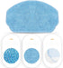 Accessories Kit Compatible With MAMNV BR150/BR151,ZCWA BR150/BR151,MANVINS G20,ONSON BR150/BR151 Robot Vacuum, 8 Side Brushes, 4 Hepa Filters,4 Mo...