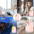 Cute Pet Humidifier with Two Spray Modes, 300ml Water Tank Lasts Up to 10 Hours, 7 Color LED Lights Changing, Waterless Auto Shut-off for Bedroom,...