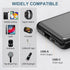 Battery Pack for Heated Vest, 5V 2A 10000mAh USB Power Bank with USB-C Charging Cable, Ultra Thin Portable Charger for Heated Jacket, Pants, Scarf...