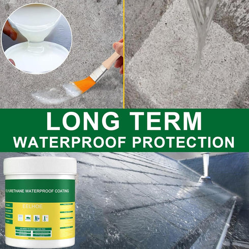 300g Transparent Waterproof Insulating Sealant, Strong Adhesive Seal Waterproof Coating, Invisible Waterproof Agent for Wall Mending Toilet Anti-L...