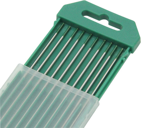 TIG Welding Tungsten Electrodes Pure Tungsten 1/16" x 7" (Green, WP) 10pk...