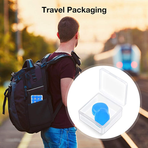 Frienda 21 Pairs Ear Plugs for Sleeping Reusable Moldable Silicone Earplugs Soft Noise Cancelling Earplugs Sound Blocking Ear Plugs with Case for ...