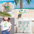 Palm Tree Stencils for Painting on Wood Wall Crafts Reusable Tropical Beach Palm Trees Stencil Art Paint on Wall Canvas Pattern Paint Stencils for...