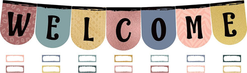 Teacher Created Resources Wonderfully Wild Welcome Bunting Bulletin Board (TCR6677)...