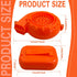 Mini Blower Fan for Dinosaur Costume, Orange Upgrade Inflatable Costume Fans Replacement Blow up Blower Potable USB Air Pump...