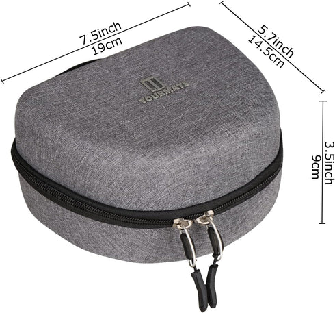 Hard Travel Case for Skullcandy Crusher Evo Over-Ear Headphones/HROEENOI JZ02 Headphones/Anker Soundcore Life Q20 Noise Cancelling Headphones (Cas...
