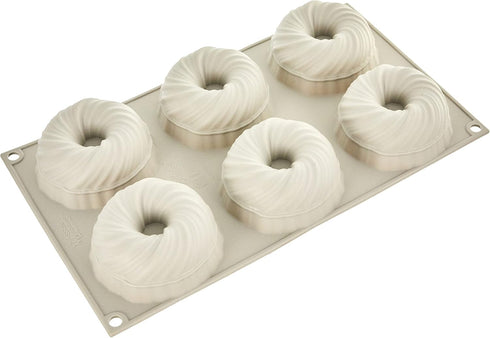 Silikomart - Mini INTRECCIO - Silicone Mould ø75 H 35 MM...