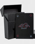 Luxury Plastic Playing Cards Waterproof Matte Black - Durable and Travel-Friendly with Hard Protective Case, Modern Minimalist Design, Professiona...
