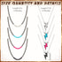 8 Pcs Western Necklaces Western Jewelry for Women Turquoise 4 Turquoise Boho Necklaces and 4 Cowgirl Beaded Choker(Lightning Style)...