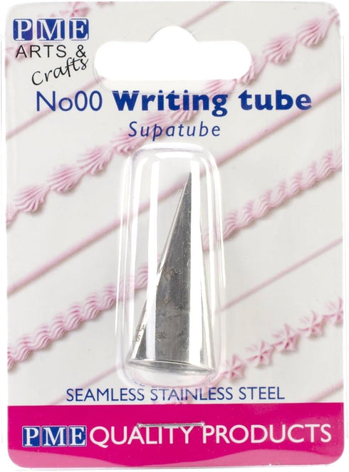 PME Seamless Stainless Steel Supatube Decorating Tip Writer No. 00...