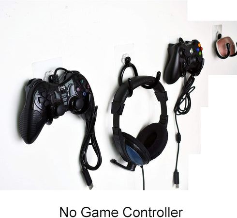 YYST Self –Adhesive Game Controller Wall Mount Storage Organizer Hanger Compatible with PS/Xbox/Series X Controller, Pro Controller Game Controlle...