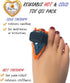 BodyMoves Toe Gel Pack -Reusable hot and Cold Therapy for Trigger Mallet Broken Toe Injuries Pain Knuckle Joint Fracture Relief cryotherapy Strain...