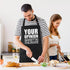 Grill Aprons for Men Funny - Your Opinion Wasn’t in the Recipe - Men’s Kitchen Chef Cooking Grilling BBQ Apron with 2 Pockets - Birthday Fathers D...