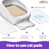 Lemon Scented Cat Pad Refills for Litter Box System Size 16.9 x 11.4 Inch - Pack of 20...