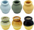 Miniature Terracotta Pots, 6 Pieces Mini Ceramic Clay Flower Pots Pottery Planter for DIY 1:12 Dollhouse Fairy Garden Flower Plants Bonsai Micro L...