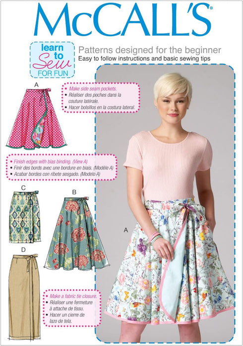 McCall's Patterns M7129 Misses' Skirts, Size B5 (8-10-12-14-16)...