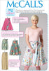 McCall's Patterns M7129 Misses' Skirts, Size B5 (8-10-12-14-16)...
