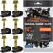 Coaxial Cable Clips with Pre-Inserted Screw (100 Pack) – Black Single Cable Mounting Clamps for Coax Cable (RG6, RG59) and Ethernet Cable – Cord F...