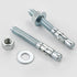 3/8x3" 10Pcs Inch Standard Fasteners for Heavy-Duty Zinc Wedge Anchors for Cement and Concrete...