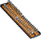 Ernst Manufacturing 8484 Socket Boss, Premium 2-Rail, 1/4 Inch-Drive Socket Organizer, 18-Inch, Orange...