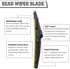 Rear Wiper Arm Blade Nut Set Replacement for KIA Sorento 2016-2020,Rear Wiper Cover Accessories Assembly, Wiper Cap Set for Back Windshield Window...