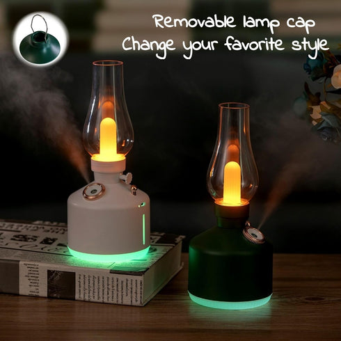 Cute Small Humidifier, Lantern Humidifier for Bedroom, USB Desktop Humidifier for Room Decor, Baby Nursery, 2 Mist Modes, Super Quiet Humidifier f...