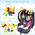 FPVERA Spiral Car Seat & Stroller Activity Toy - Baby Sensory Toys Soft Hanging Toys for Babies 0-12 Months Boys Girls Carseat Crib Stroller, with...