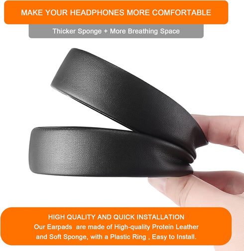 HS60 Earpads, GVOEARS Replacement Ear Pads Cushion for Corsair HS70/Pro HS60/Pro HS50/Pro, Durable Leather Gaming Headset Noise Isolation Earpads ...