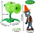 2 PCS Plants and Zombies Toys Action Figures Zombies PVZ Toys Set 1 2 Series Great Gifts for Kids and Fans,Birthday and Christmas Party...