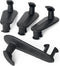 Click&Fit Front Car Floor Mat Clips 4-pack for 2000-2015 Toyota Lexus Scion – Black floor mat hooks replases 0821000820, Multi-use car carpet mat ...
