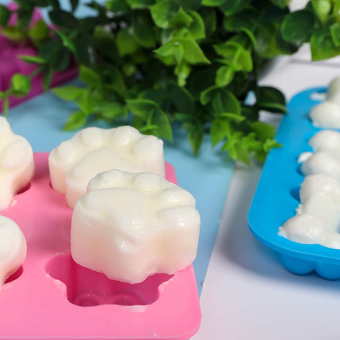 Silicone Molds Puppy Dog Paw and Bone Molds (6 PCS) for Baking, Chocolate, Candy, Jelly,Ice Cube Silicone Treat Molds...