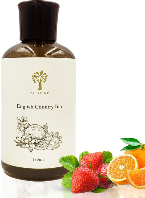 PRISTINE English Country Inn | Inspired by Ritz-Carlton Hotel Reed Diffuser Refill with Free Reed Stick | Jasmine, Strawberry, Vanilla Oil Diffuse...