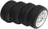 12mm Hub Wheel Rims Rubber Tires for RC 1/10 on-Road Touring Racing Car A for RC 1: 10 on-Road Racing car, Drift, Touring car (4pcs)...
