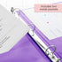 BAZIC 3 Ring Binder 1" Economy View Binders Organizer - Purple, Round Ring, Hold 175 Sheets Paper, for School Office Home, 1-Count...
