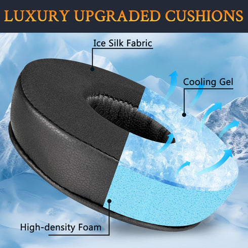 SOULWIT Earpads Replacement for Logitech H390 H600 H609 H760 Wireless Headphones, Ear Pads Cushions with Noise Isolation Foam, Added Thickness - H...