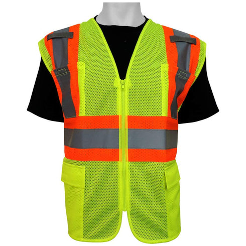 Global Glove GLO-0035 - FrogWear Lightweight Mesh Surveyor Vest - X-Large...