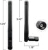 WiFi Antenna PC Bluetooth Antenna Dual Band 2.4Ghz 5Ghz 3dBi RP-SMA Male (with No Pin) for Gaming Motherboard, RV Camera, PCIE M.2 Wireless Card, ...