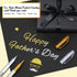 YASUOA Silver Gold Metallic Marker Pens, Shiny Glittering Gold Silver Ink Permanent Markers Pen Writing Pen Permanent Art Marker Pens for Card Mak...