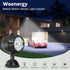 Battery Motion Sensor Light Outdoor, 600 LM Battery Operated Motion Lights Outdoor Waterproof 360° Adjustable 6 LED Motion Sensor Outdoor Lights, ...