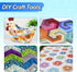 300Pc ASSROTED Acrylic TEMPLATES Quilting Patchwork Piecing Craft for Sewing...