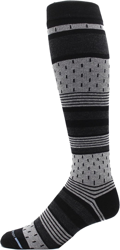 Dr. Motion 4 Pairs Men's Athletic Traveler Graduated Compression Knee High Socks...