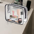 Clear Toiletry Bag,Portable Travel Toiletry Bag,Chenille Letter Cosmetic Bag with Zipper,Waterproof Makeup Bag,Cosmetic Storage Organizer for Wome...
