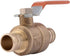 SharkBite 1/2 Inch Crimp Ball Valve with Drain, Brass Plumbing Fitting, PEX Pipe, PE-RT, 24612LFA...