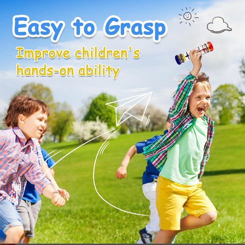 LOOIKOOS Rainmaker Rain Stick Musical Instrument for Babies,Baby Rattle Shaker Sensory Developmental Toy,Raindrops Musical Instrument Toddler Musi...