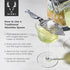 Viski Spoon-Vintage Style Absinthe Dripper with Perforations-Dishwasher Safe Stainless Steel Set of 1, Silver...