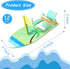 DIY Wooden Boat kits Wooden Sailboat Blank Craft Rubber Band Paddle Boat Paint and Decorate Summer Wooden Boat Model for Kids Handmade DIY School ...